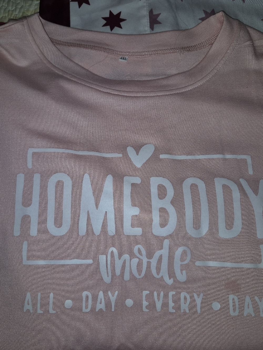 Homebody Mode Pink Graphic Tee
